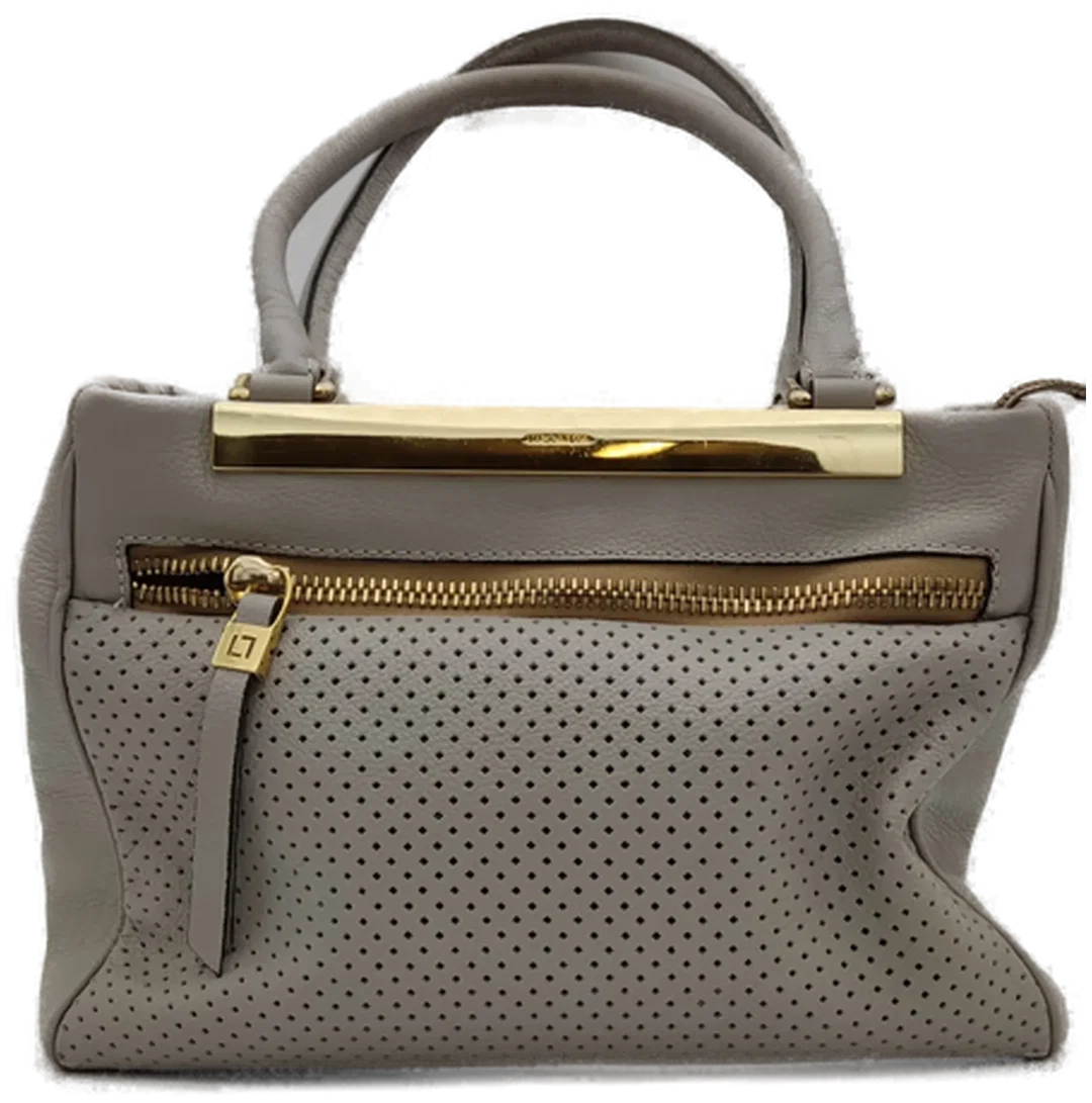 Luz Da  Lua Damen Handtasche Grau – Bild 4