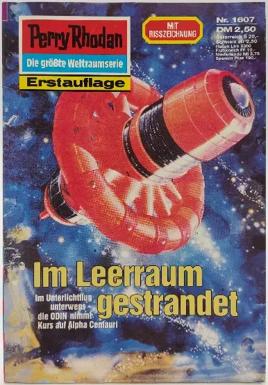  Romanheft Perry Rhodan Im Leerraum gestrandet Erstauflage Nr.1607 - Bild 2