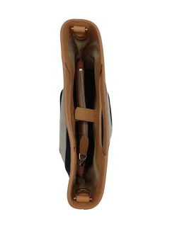 Max V. Koenig Damen Handtasche, marine/weiß/creme - Höhe ca. 22 cm  - Bild 3