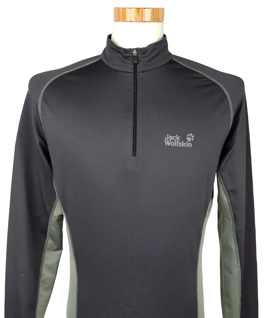Jack Wolfskin Herren Shirt, anthrazit/grau - Gr. L – Bild 3