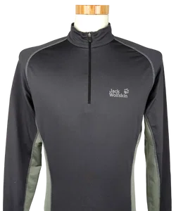 Jack Wolfskin Herren Shirt, anthrazit/grau - Gr. L - Bild 3