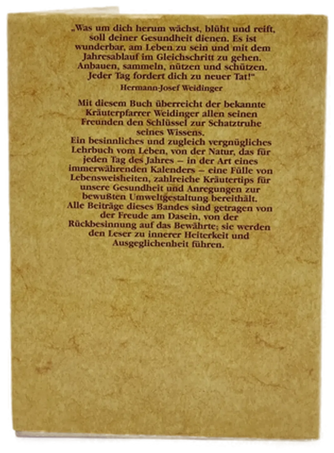 Buch "Mit dem Kräuterpfarrer durchs ganze Jahr" von Hermann-Josef Weidinger – Bild 2