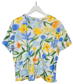 ZARA Damen T-Shirt, multicolor - Gr. M  - Bild 2