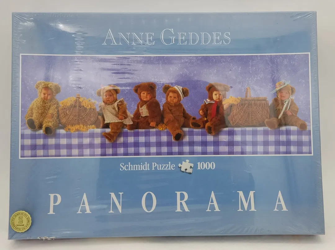 Schmidt Puzzle -Panorama - Anne Geddes - Teddybären Picknick - Bild 4