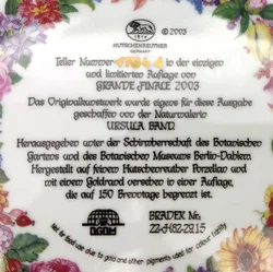 Hutschenreuther Sammelteller - „Grande Finale 2003“ von Ursula Band (Teller 1734 A) - Bild 3