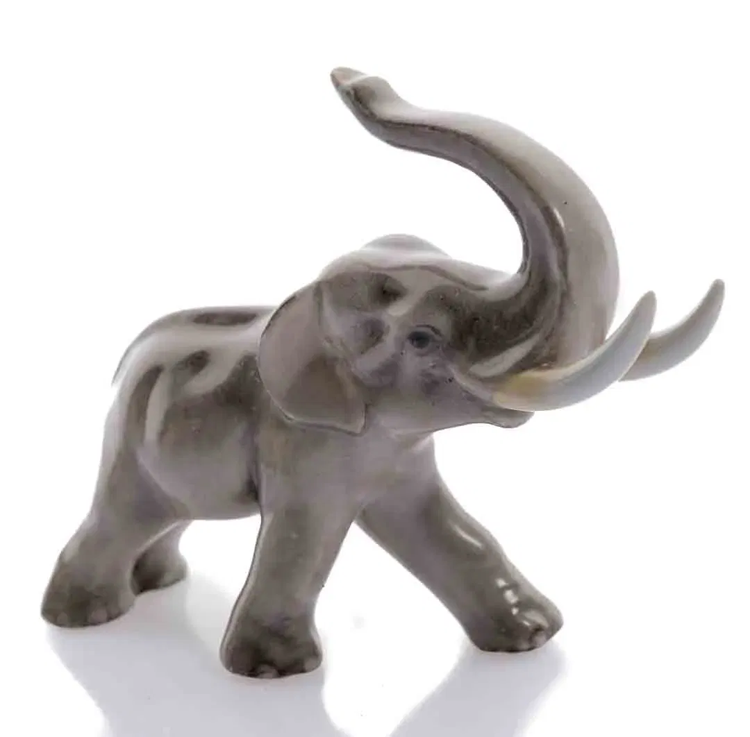 Herend Elefant Porzellan, blaue Marke (Fus) - Bild 2