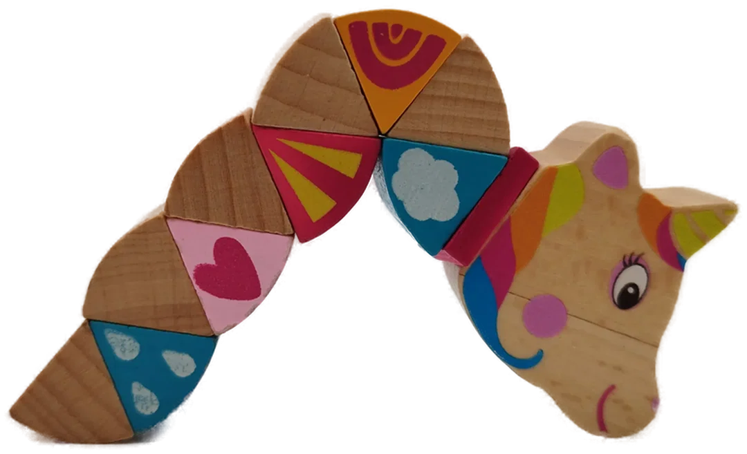 Einhorn Holz-Spielzeug für Babys – Bild 4