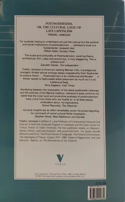 Postmodernism: or, the Cultural Logic of Late Capitalism - Fredric Jameson - Bild 2