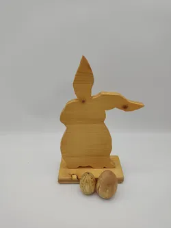 Handgefertigte Osterhasen aus Holz - Bild 5