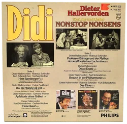 LP Dieter Hallervorden Nonstop-Nonsens-Sketche 1978 | Kabarett-Kult - Bild 2