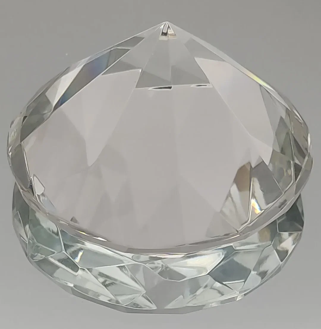 Kristall Briefbeschwerer Transparent | Glanzstück – Bild 2