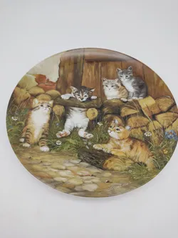 Seltmann Weiden-Sammelteller mit Katzen / Set aus 3 Stück - Bild 3