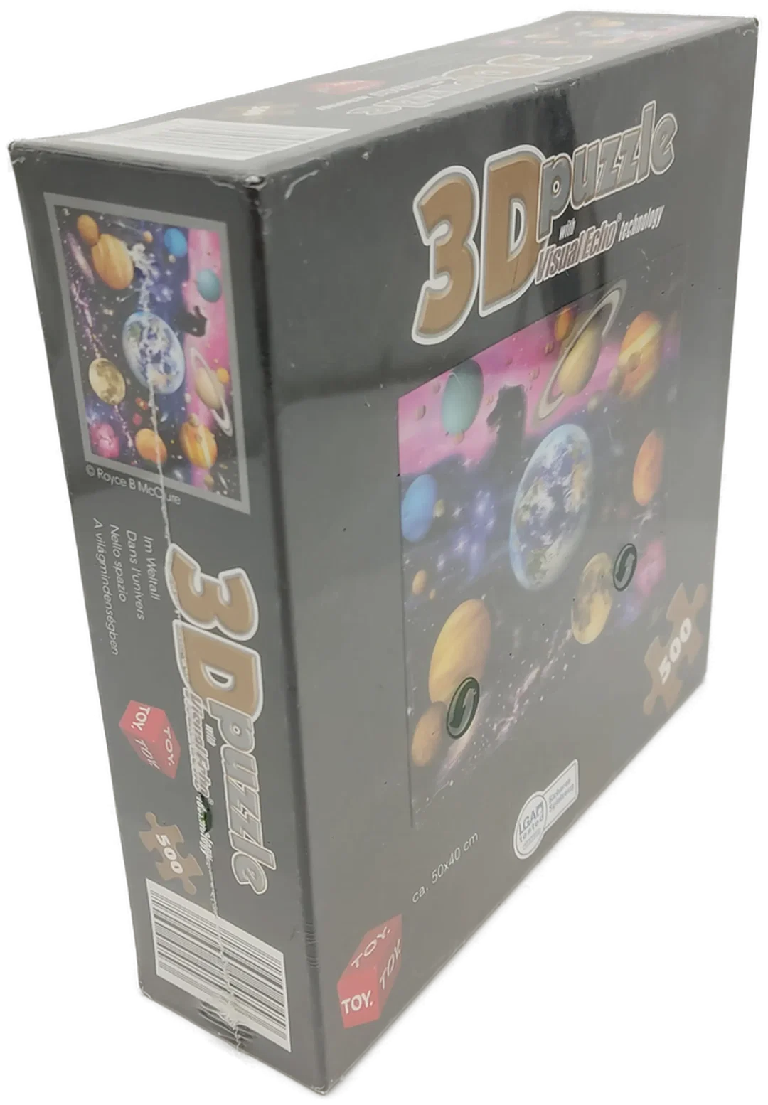 3D-Puzzle Toy, 500 Teile, Visual Echo | Im Weltall/Planeten – Bild 4