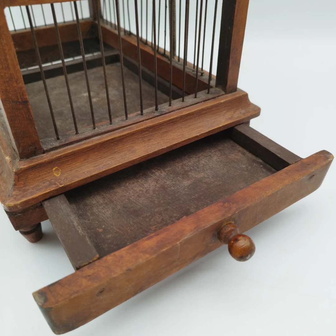 Antiquarischer Vogelkäfig - ca. 1880 / Einzigartiges Dekostück! – Bild 3