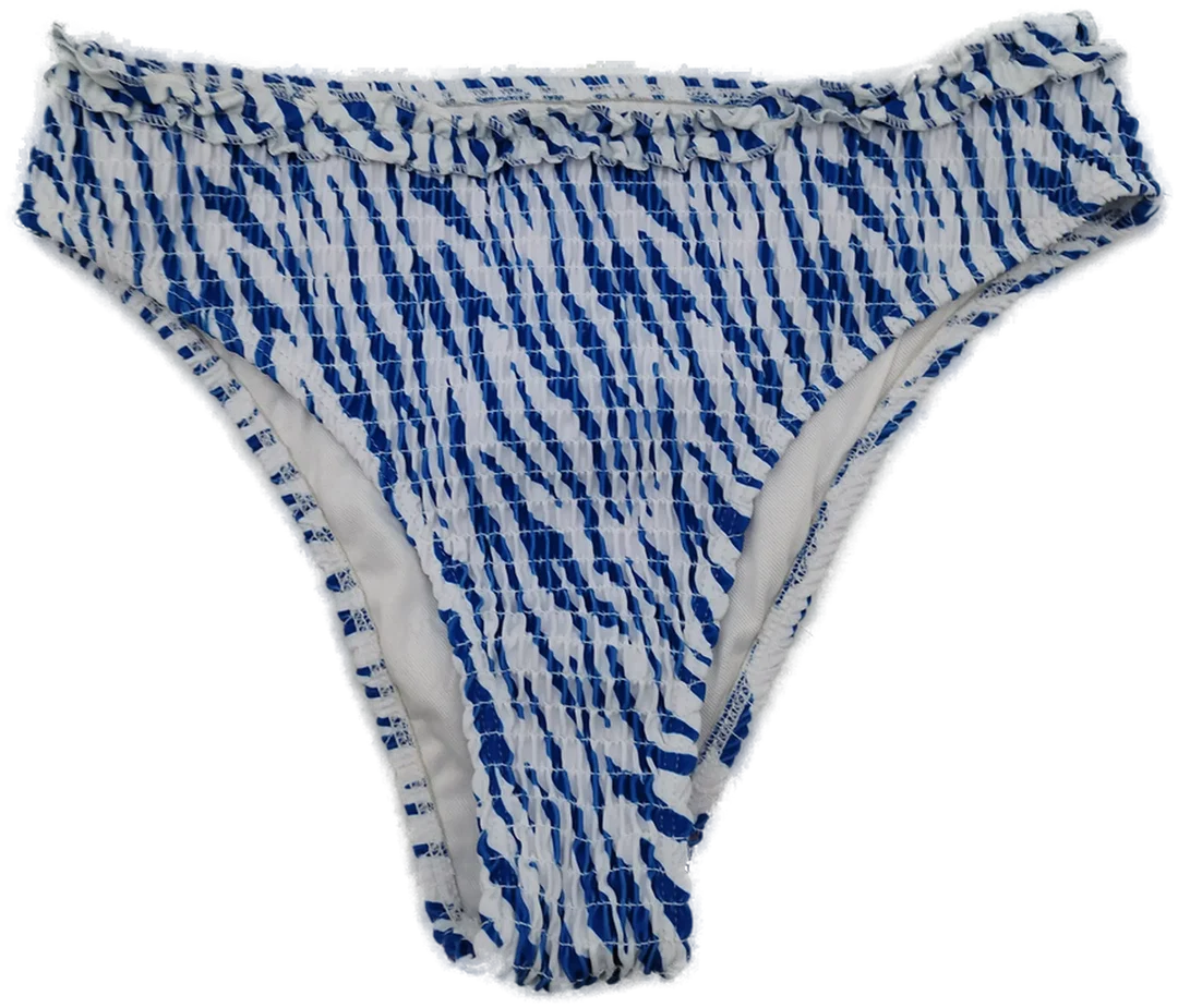 Animal Print Bikini-Slip - Gr. 38 / mit Struktur - Bild 1