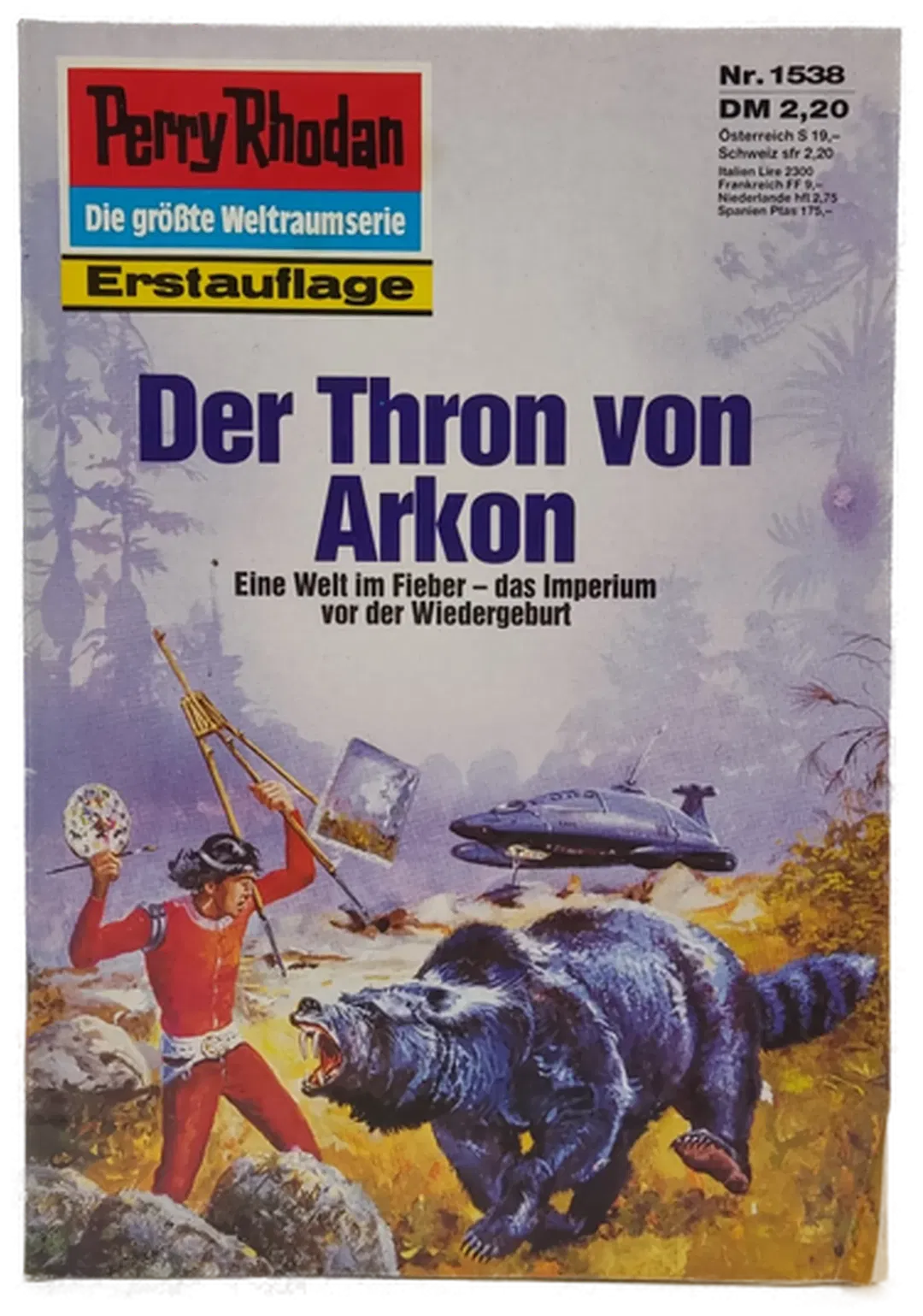 Romanheft Perry Rhodan Der Thron von Arkon Erstauflage Nr. 1538 - Bild 1