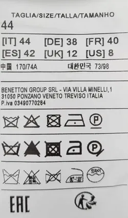 Benetton Damen Shorts Gr. DE 38 - Bild 4