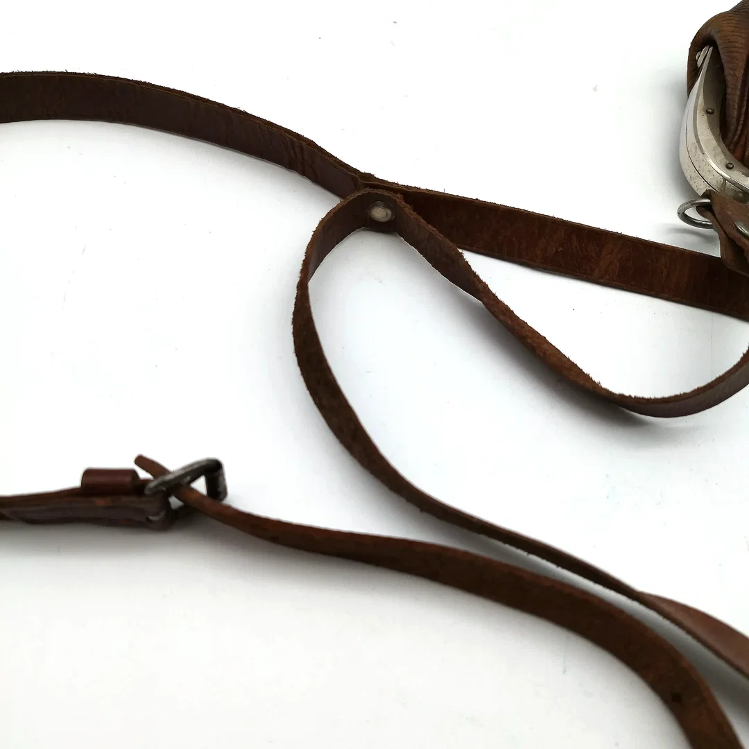 Vintage Schaffnertasche Leder | Einmaliges Unikat – Bild 6