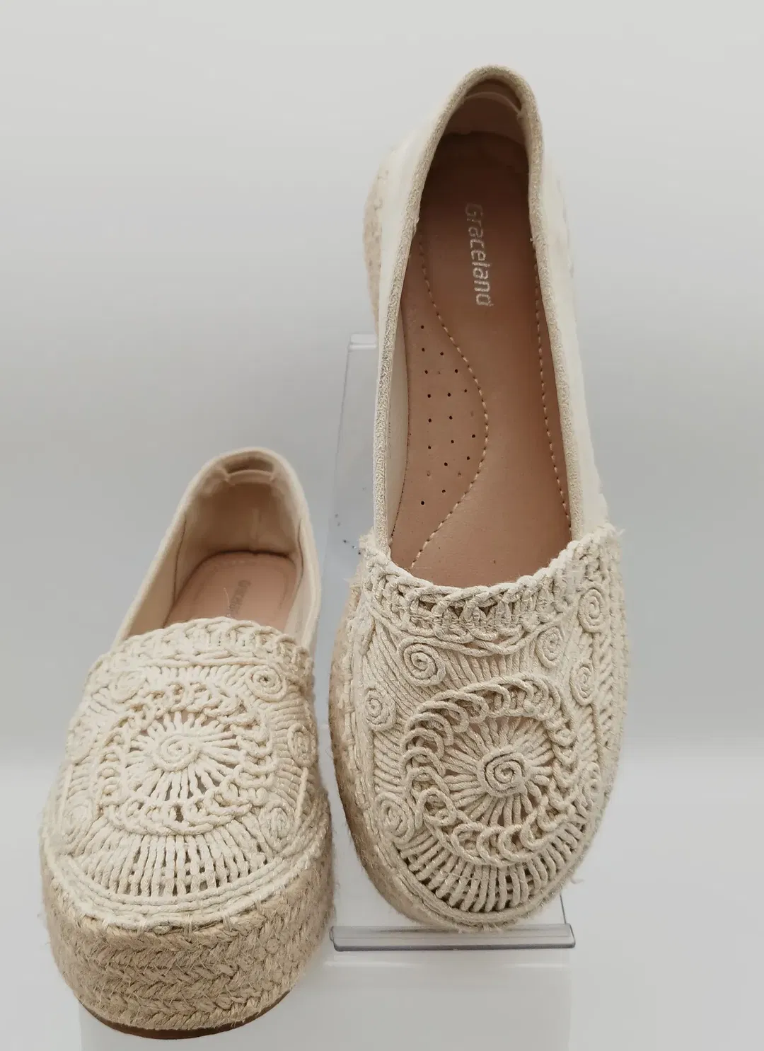 Graceland Damen Espadrilles Beige, Gr.38 | Leichter Sommerlook - Bild 1