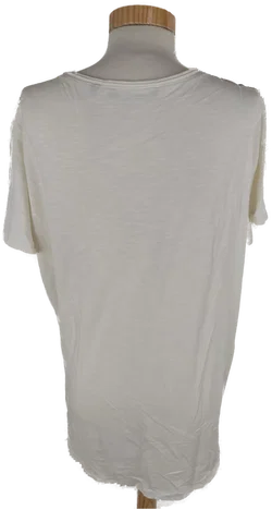 T-Shirt "Cecil", kurzarm mit Rundhalsausschnitt, creme mit Aufdruck, Größe XL – Vorschau 3