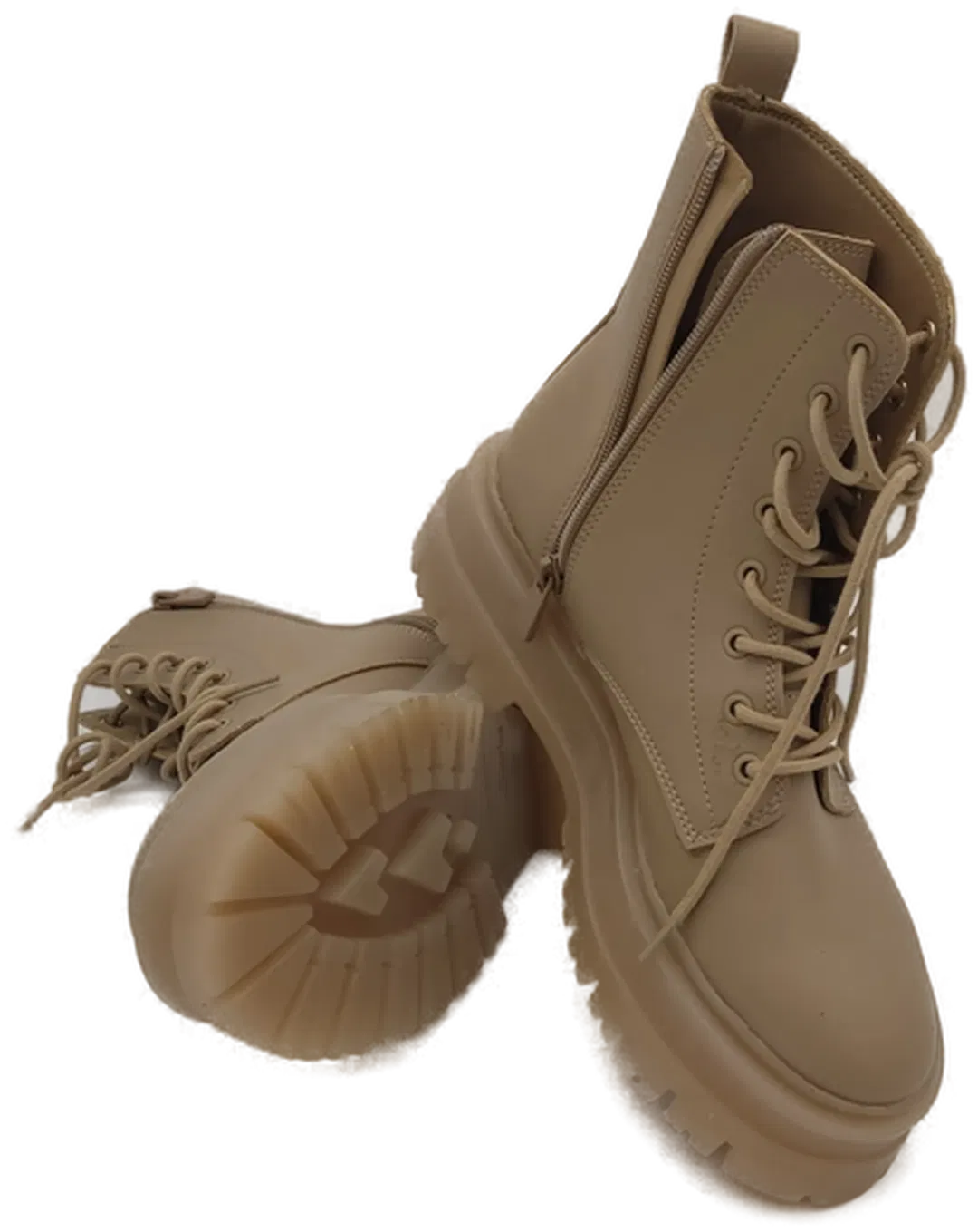 Stradivarius Beige Damen Stiefelette, Größe 37 – Neu mit Etikett - Bild 1