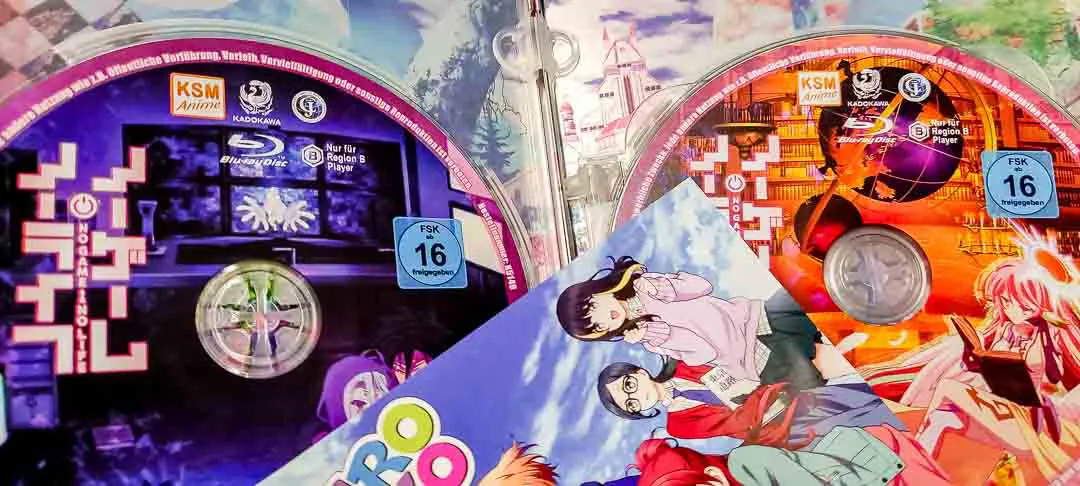 No Game No Life komplette Serie Limited Edition 3 Blu-rays limitiert – Bild 2
