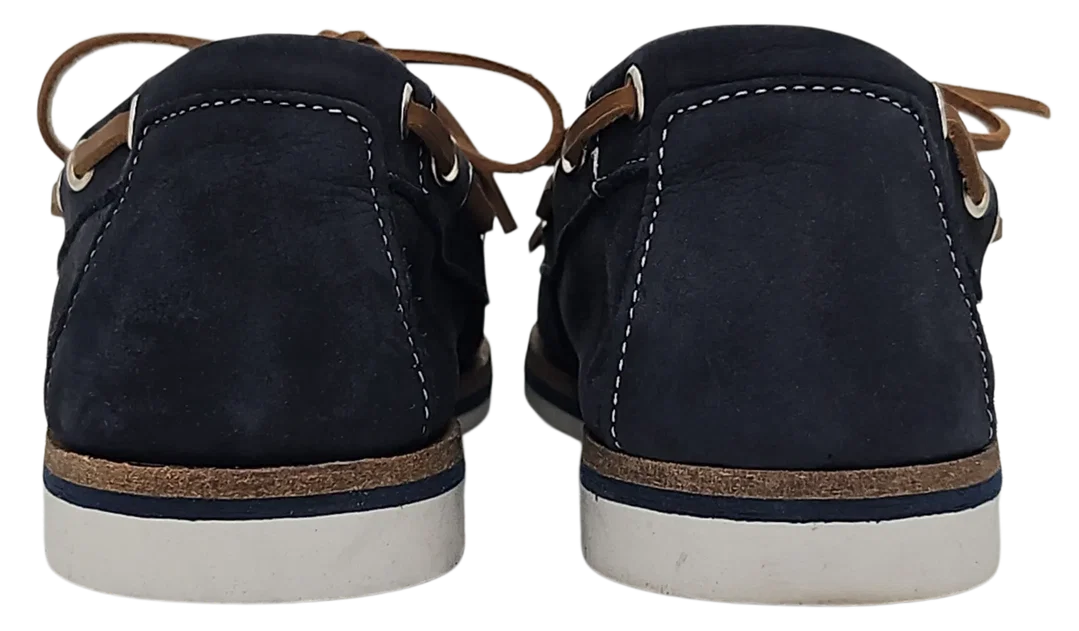 Tamaris Damen Leder Mokassins, blau - Gr. 39 – Bild 2