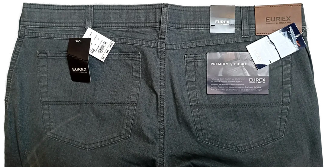 Eurex by Brax Herren Jeans dunkelgrau Gr. 28U – Bild 4