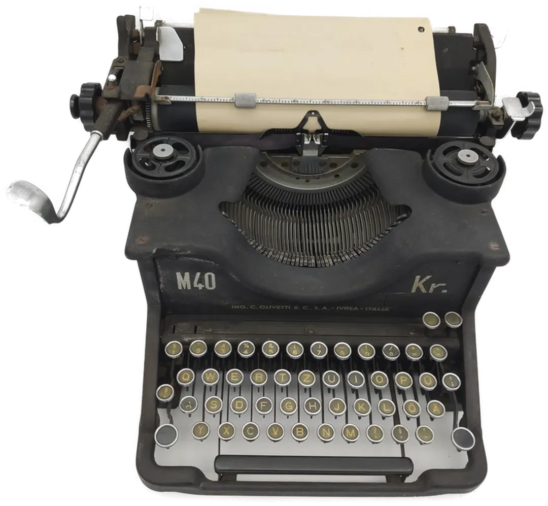 Schreibmaschine Olivetti M40 KR aus dem Jahr 1939 - Bild 1