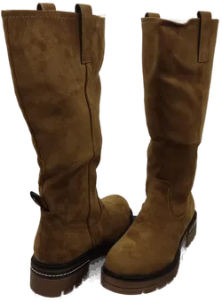 Aligia Damenstiefel Braun Wildleder | Zeitloser Klassiker - Bild 2