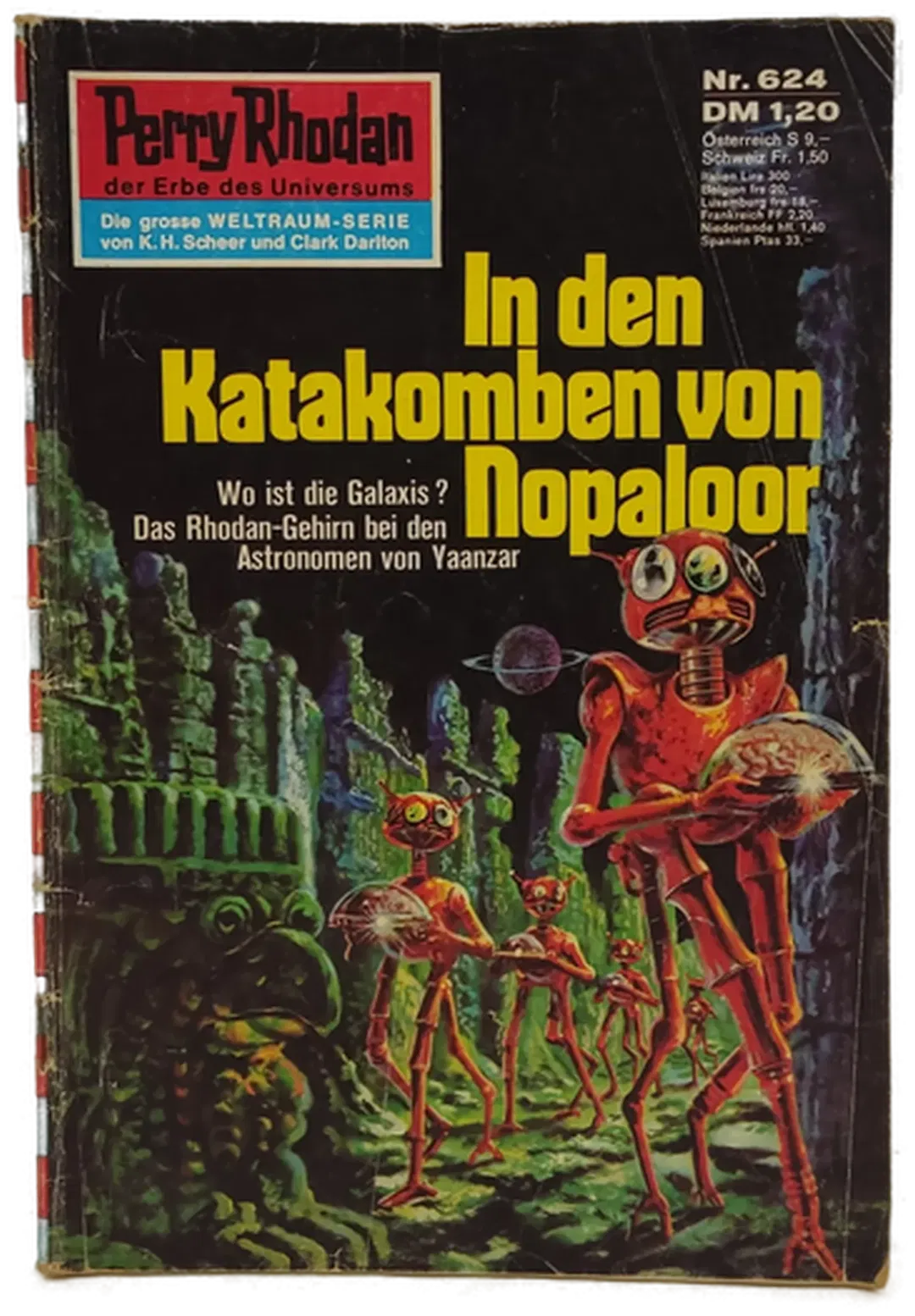 Romanheft Perry Rhodan In den Katakomben von Nopaloor Erstauflage Nr.624 - Bild 1