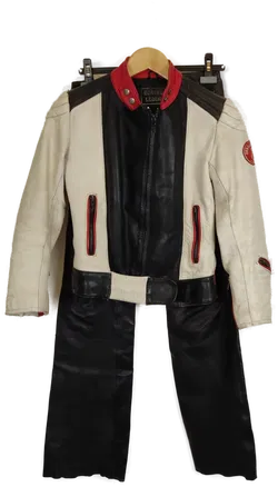 Louis Damen Biker Ledercombi mehrfarbig Gr. 34 - Bild 5