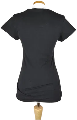  Gildan Damen T-Shirt kurzarm schwarz  4Eulen  - S/36 - Bild 2