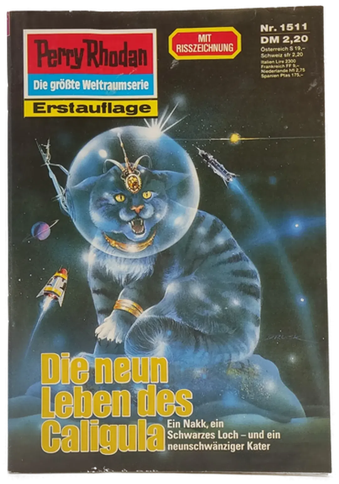 Romanheft Perry Rhodan Die neun Leben des Caligula Erstauflage Nr. 1511 - Bild 2