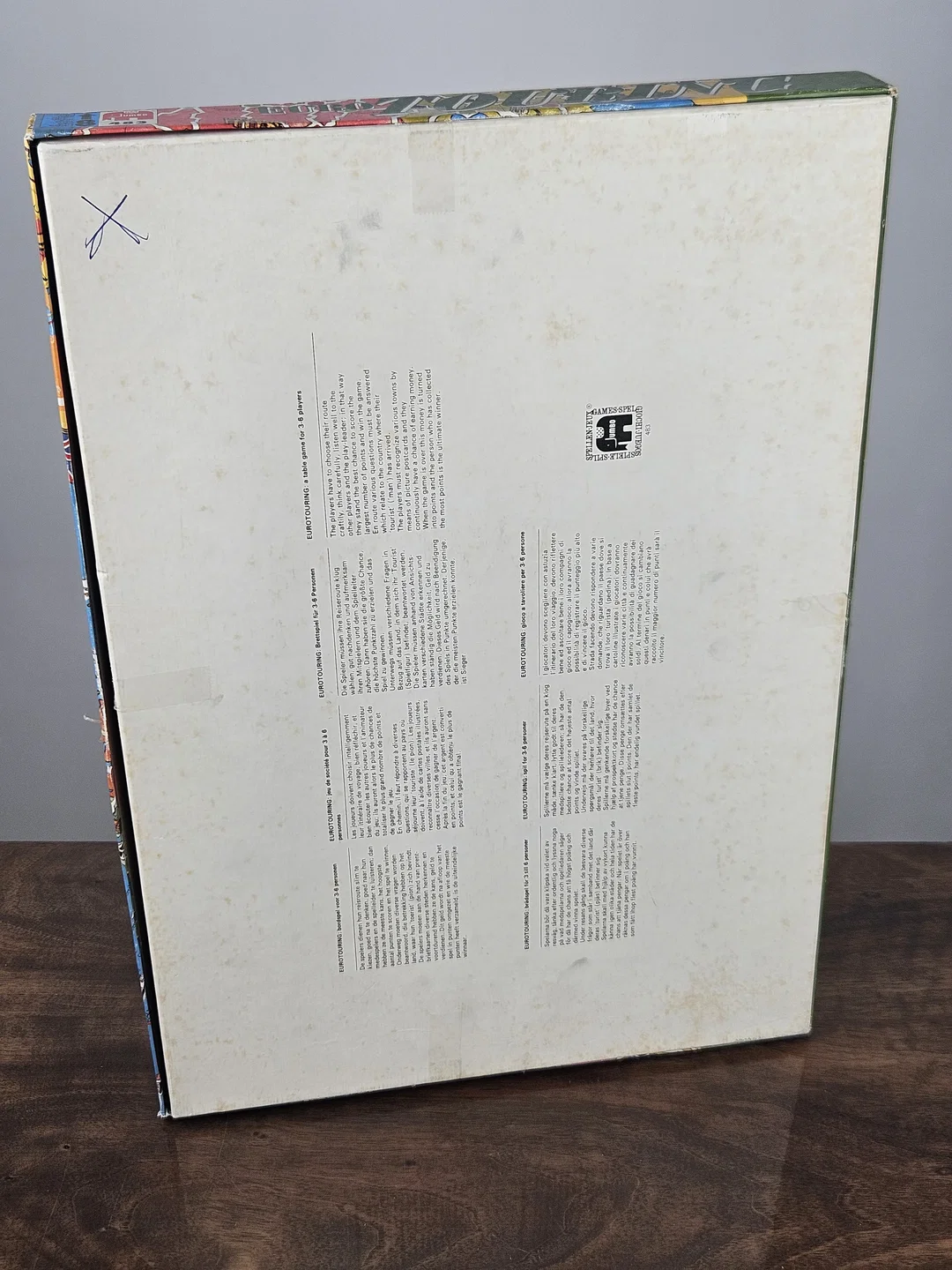 Euro Touring - Vintage Gesellschaftsspiel - Jumbo – Bild 2