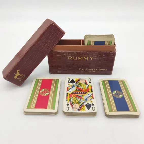 Vintage Rummy Kartenspiel - Piatnik & Söhne - Bild 1
