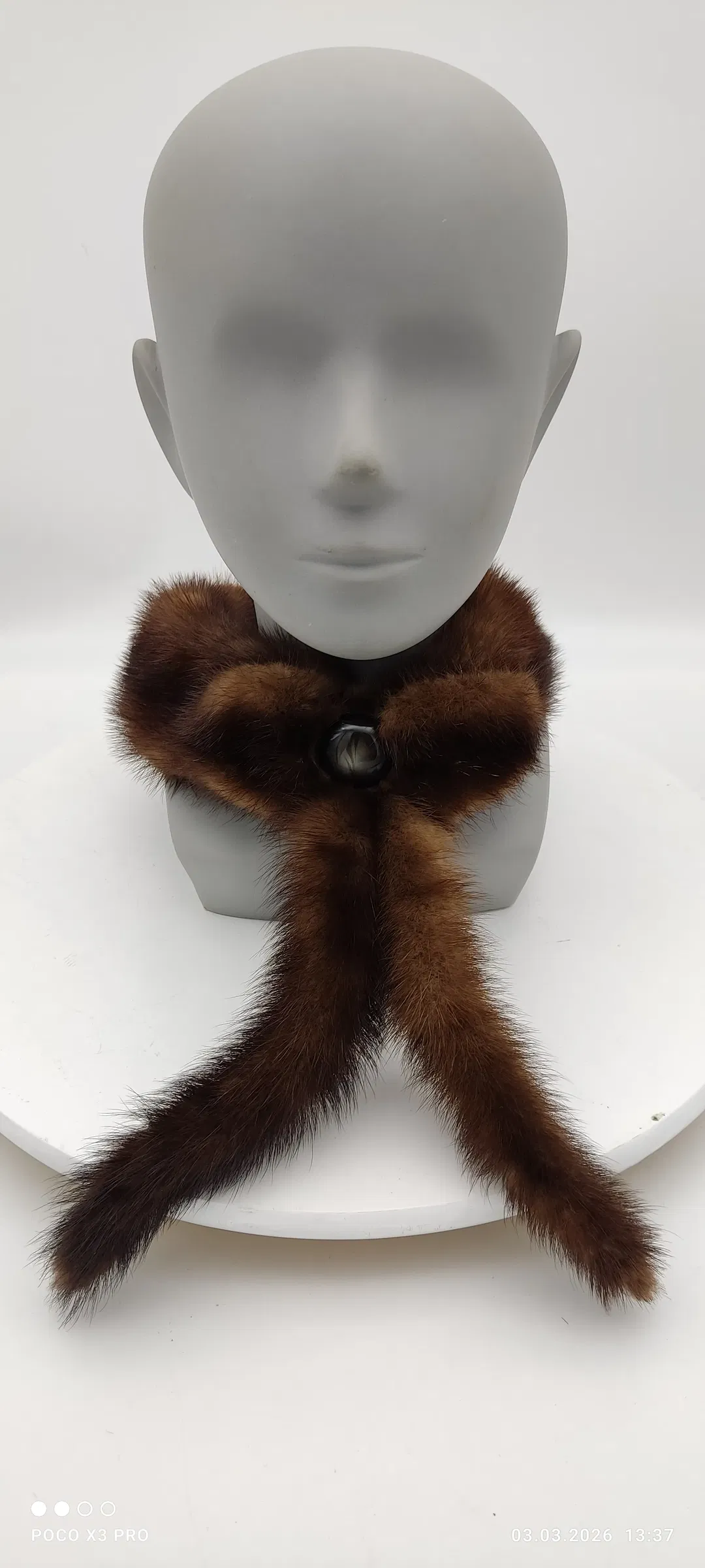 Vintage echter Pelz Nerzschal  - Bild 4