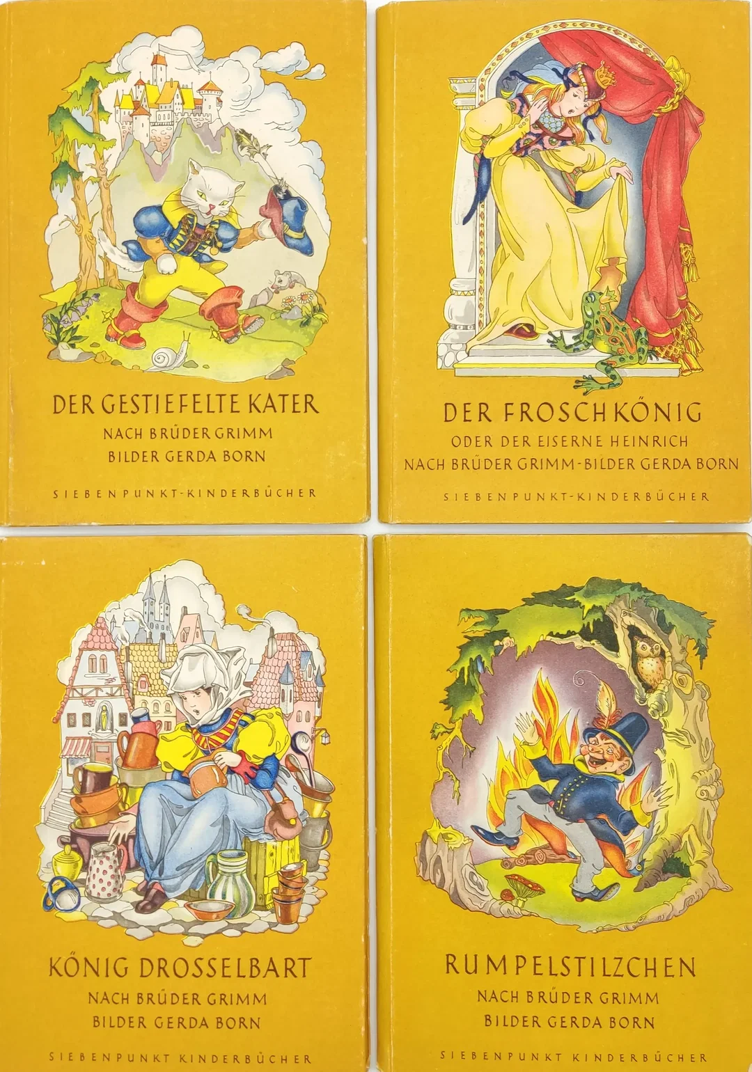 VINTAGE - Vier Märchen nach Brüder Grimm - Siebenpunkt-Kinderbücher – Bild 3