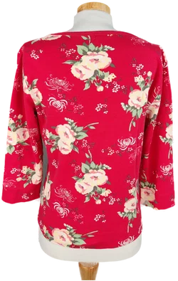 s.Oliver Damen Top mit Blumenmuster - 40/L – Vorschau 3