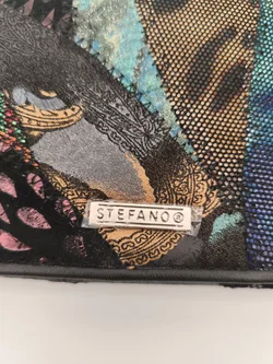Stefano, Patchwork-Design, Leder, Geldbörse – Vorschau 2