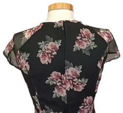 H&M Divided Minikleid geblümt Gr. 38 - Bild 3