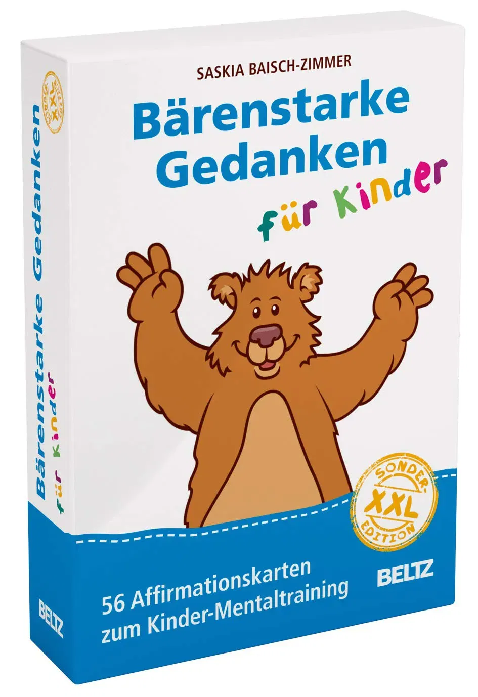 Bärenstarke Gedanken für Kinder – 56 Affirmationskarten zum Kinder-Mentaltraining (XXL Sonderedition) - Bild 1