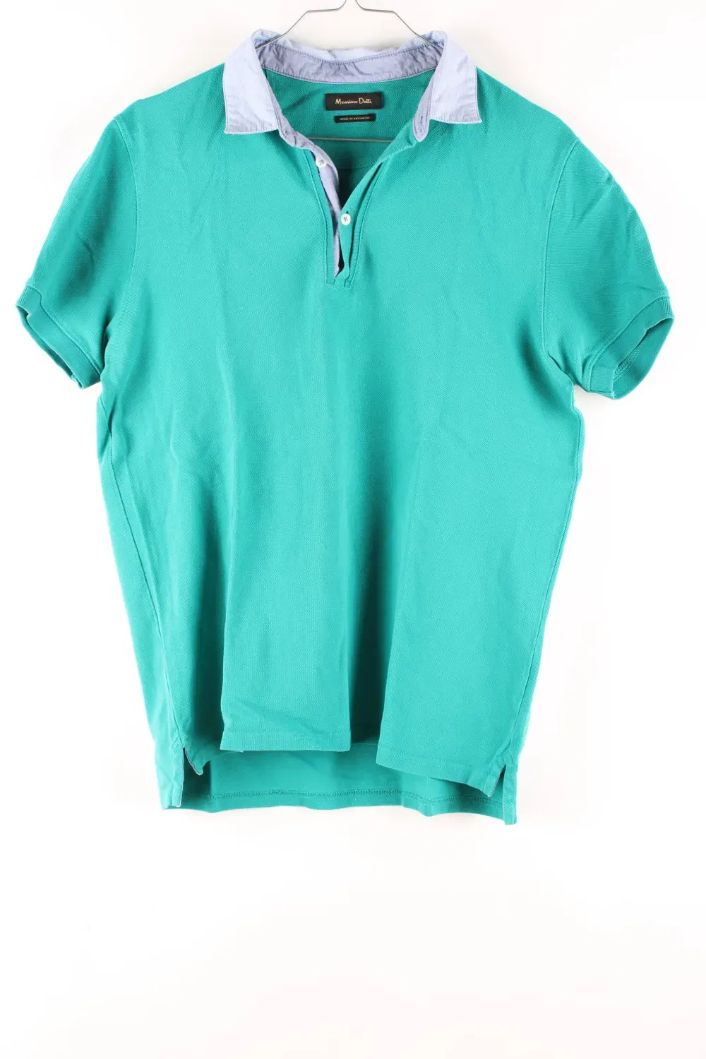 Babäm! - Massimo Dutti Herren Poloshirt, türkis, Gr. M - Bild 4