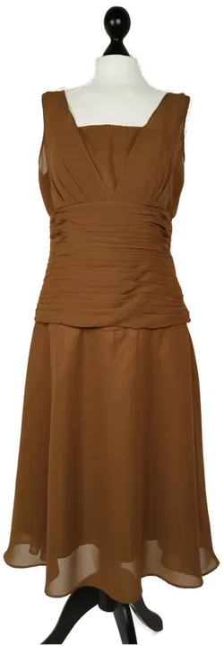 Elegantes Kleid - wattiertes Bustier integriert, schmeichelnde Raffung - Bild 1