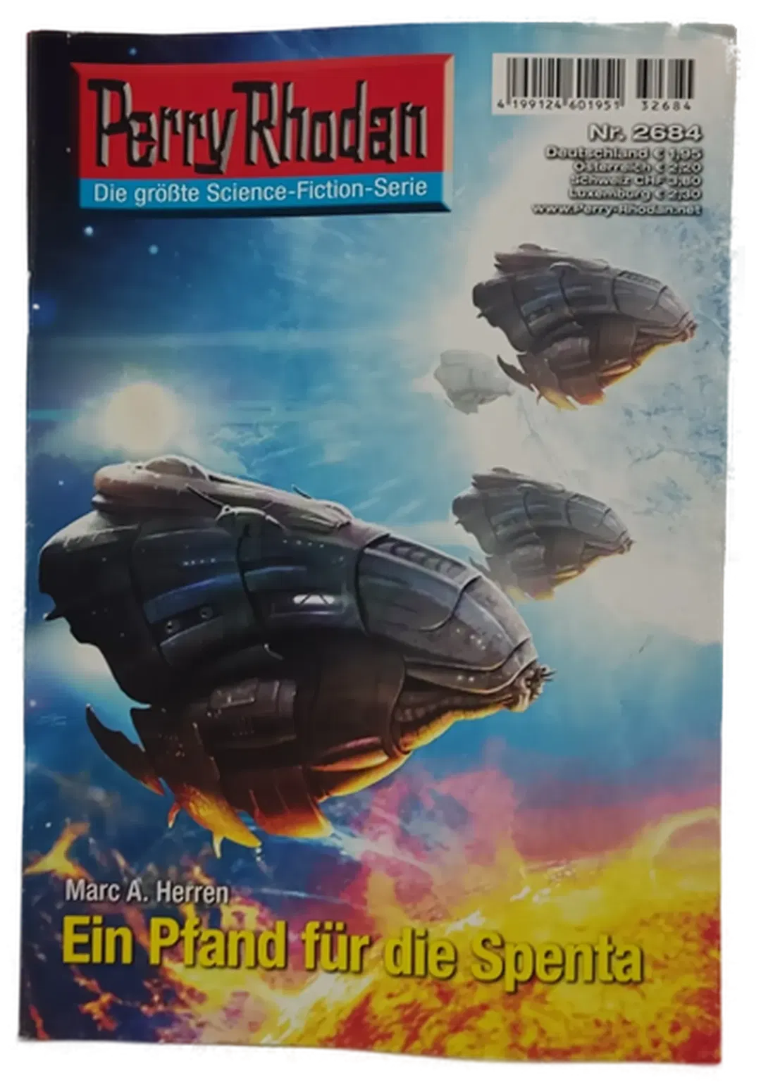 Romanheft Perry Rhodan Ein Pfand für die Spenta Erstauflage Nr.2684 - Bild 2