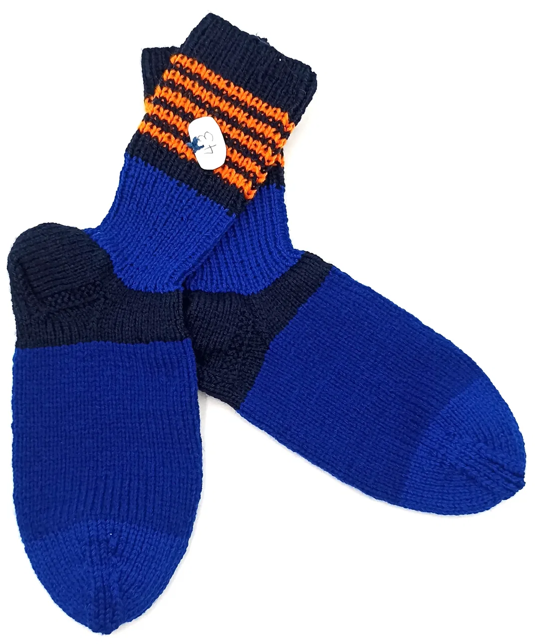 Handgestrickte Wollsocken Gr. 43 - Bild 4