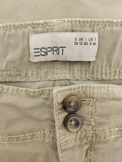 Esprit Damen Hose beige Gr. 38 - Bild 3