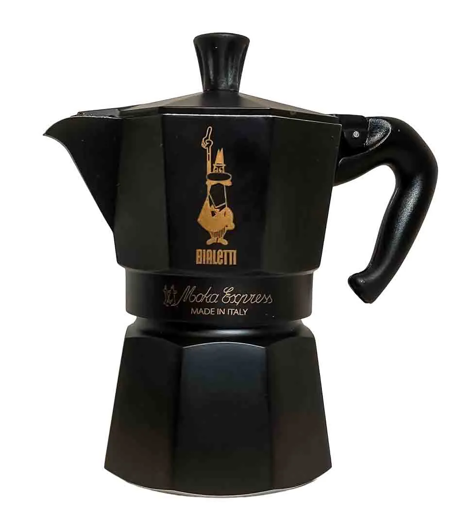 Bialetti Moka Express Set Schwarz Espressokocher 2 Tassen OVP - Bild 1