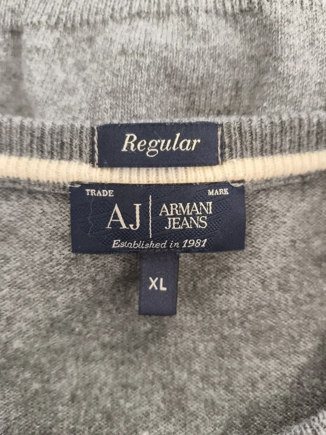 Armani Jeans, leichter Herrenpullover, Gr. XL – Bild 4