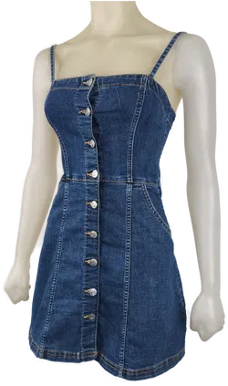 H&M, Jeanskleid, Teenager, Gr. 34 - Bild 2